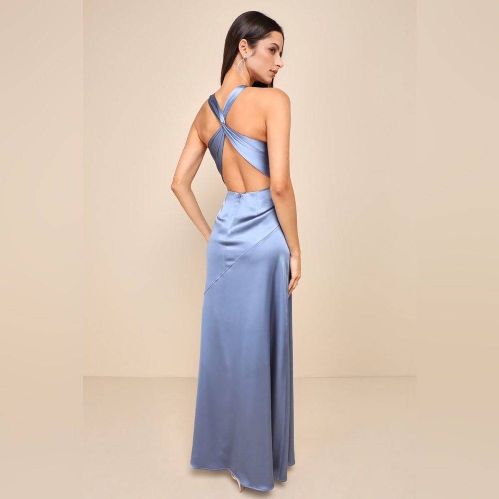Lulu's Blue Maxi Dress
